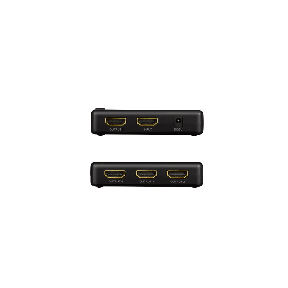 Produktbild för LogiLink - video/audiosplitter - 4 portar