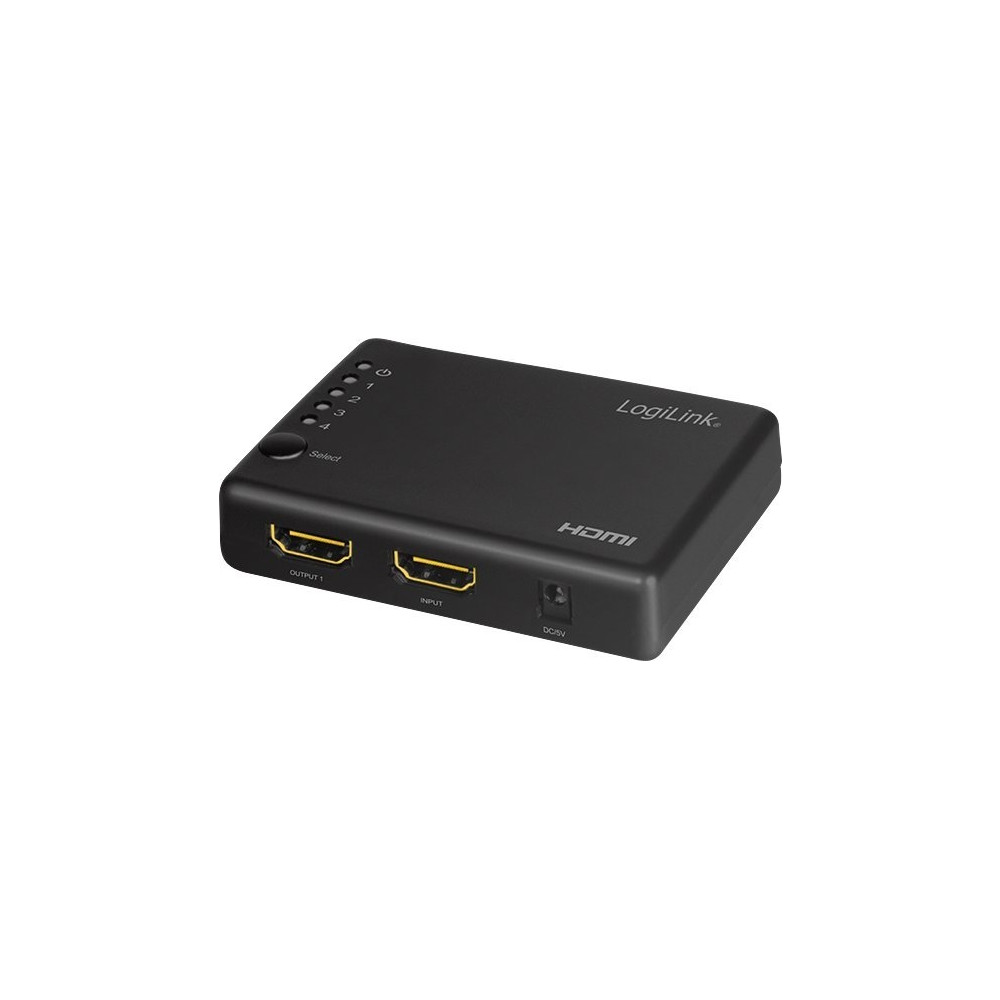 Produktbild för LogiLink - video/audiosplitter - 4 portar