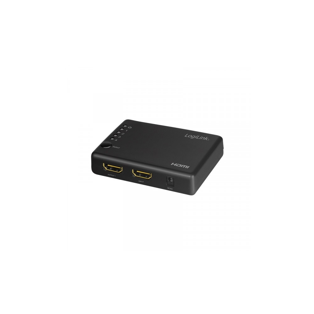 Produktbild för LogiLink - video/audiosplitter - 4 portar