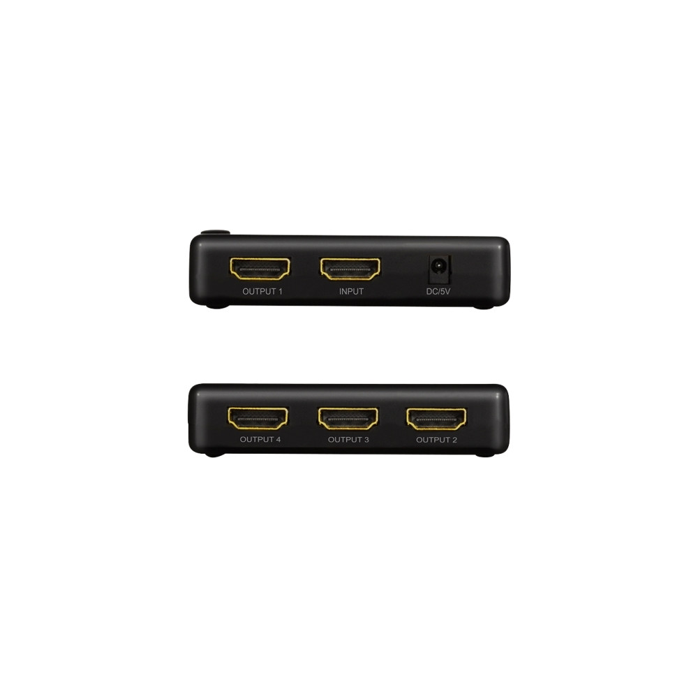 Produktbild för LogiLink - video/audiosplitter - 4 portar