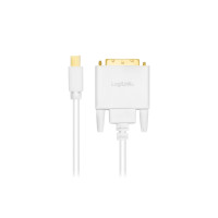 Produktbild för LogiLink - videoadapterkabel - Mini DisplayPort till DVI-D - 1.8 m