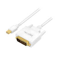 Produktbild för LogiLink - videoadapterkabel - Mini DisplayPort till DVI-D - 1.8 m