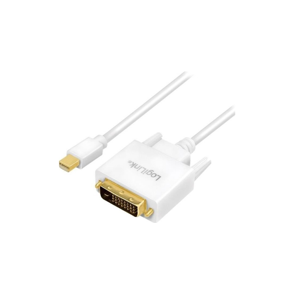 Produktbild för LogiLink - videoadapterkabel - Mini DisplayPort till DVI-D - 1.8 m