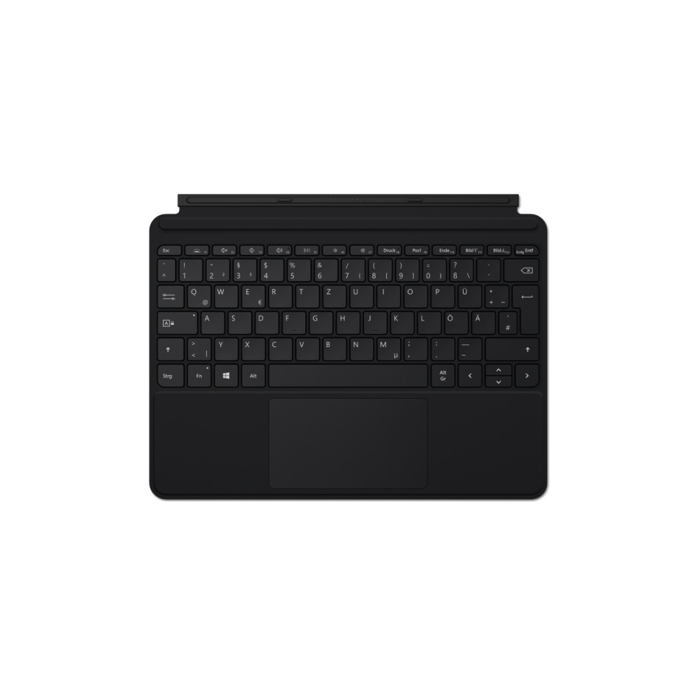 Produktbild för Microsoft Surface Go Type Cover - tangentbord - med pekdyna, accelerometer - engelska - svart Inmatningsenhet