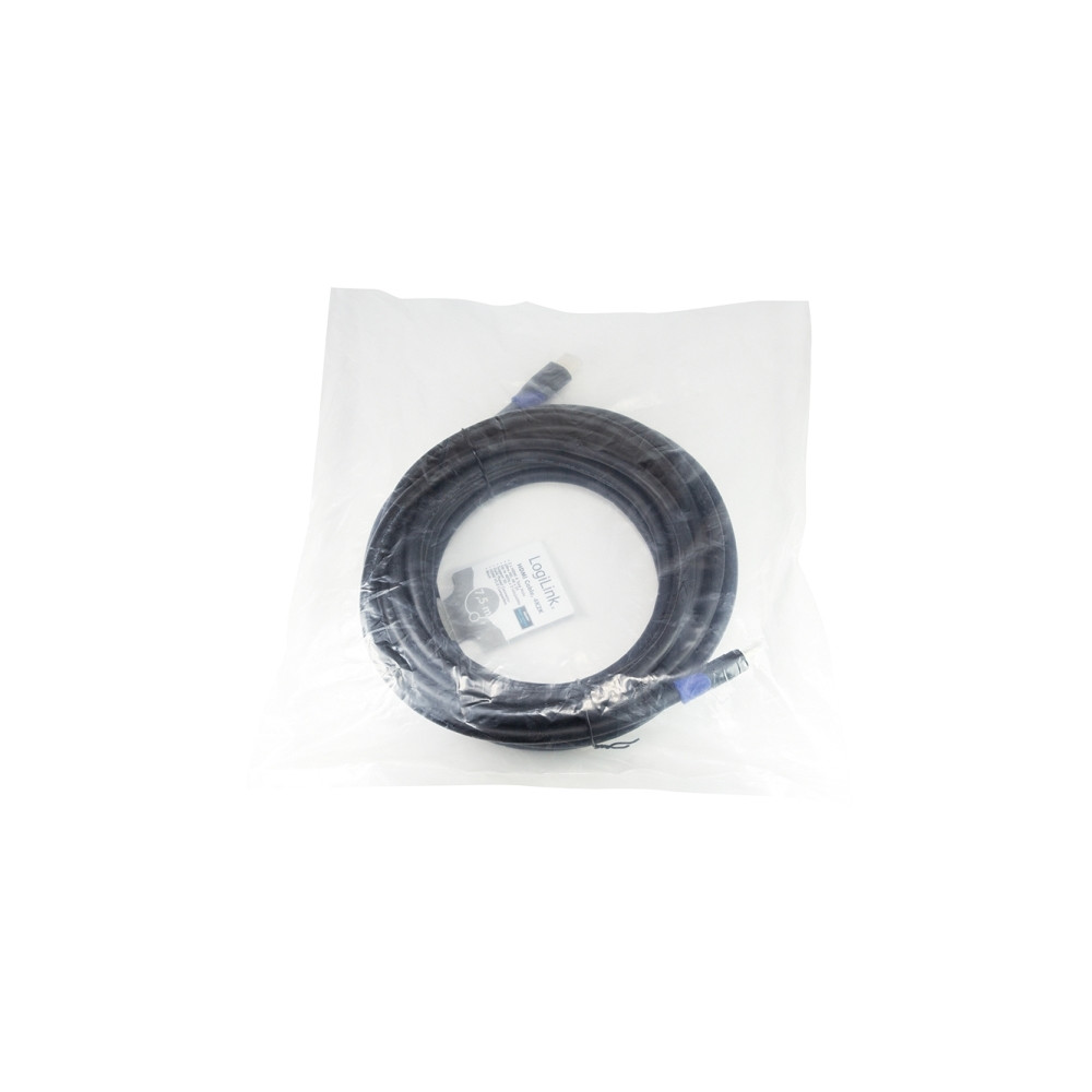 Produktbild för LogiLink High Speed with Ethernet - HDMI-kabel med Ethernet - 7.5 m
