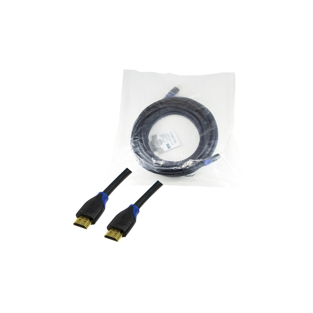 Produktbild för LogiLink High Speed with Ethernet - HDMI-kabel med Ethernet - 7.5 m