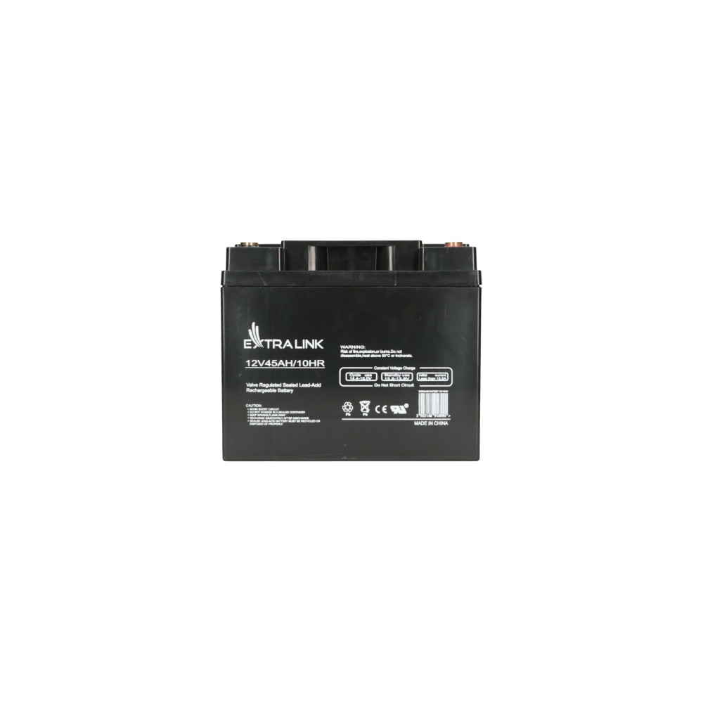 Produktbild för Extralink AKUMULATOR BATTERY ACCUMULATOR AGM 12V 45AH, Slutn...