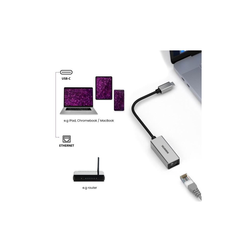 Produktbild för Marmitek 25008373, Svart, Silver, 0,15 m, 0
