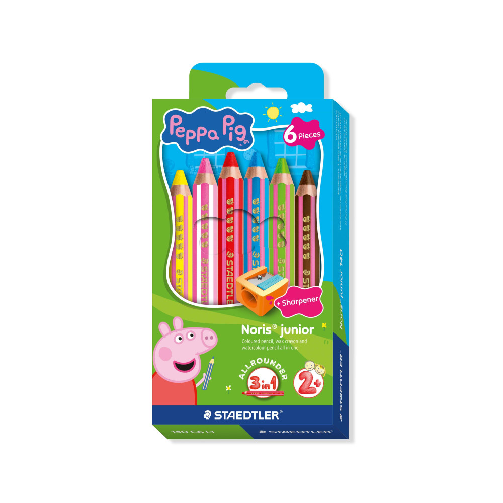 Produktbild för Färgpennor STAEDTLER Noris® Gurli Pig