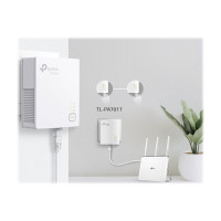 Produktbild för TP-Link TL-PA7017 KIT - V4 - Starter Kit - PowerLine adaptersats - vägginsticksbar