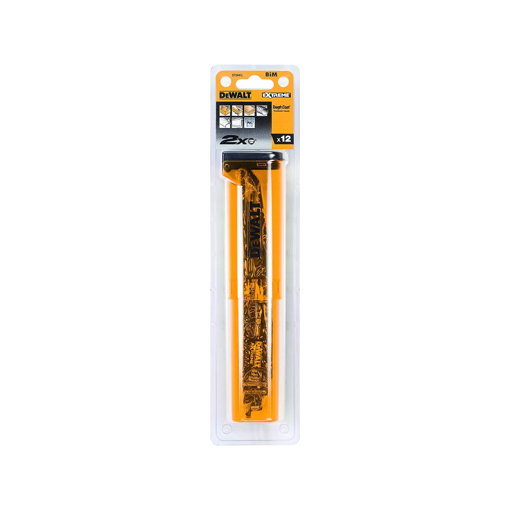 Produktbild för Extreme DeWALT DT2441L-QZ - sågbladssats - för metall, trä - 12 delar