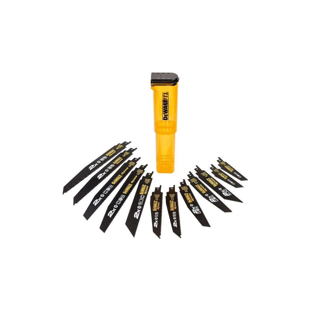 Produktbild för Extreme DeWALT DT2441L-QZ - sågbladssats - för metall, trä - 12 delar