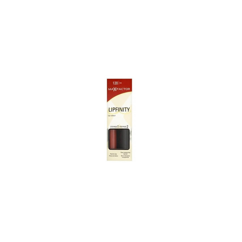 Produktbild för Max Factor Lipfinity Lip Colour, Röd, Hot, 1 färger, Färgand...