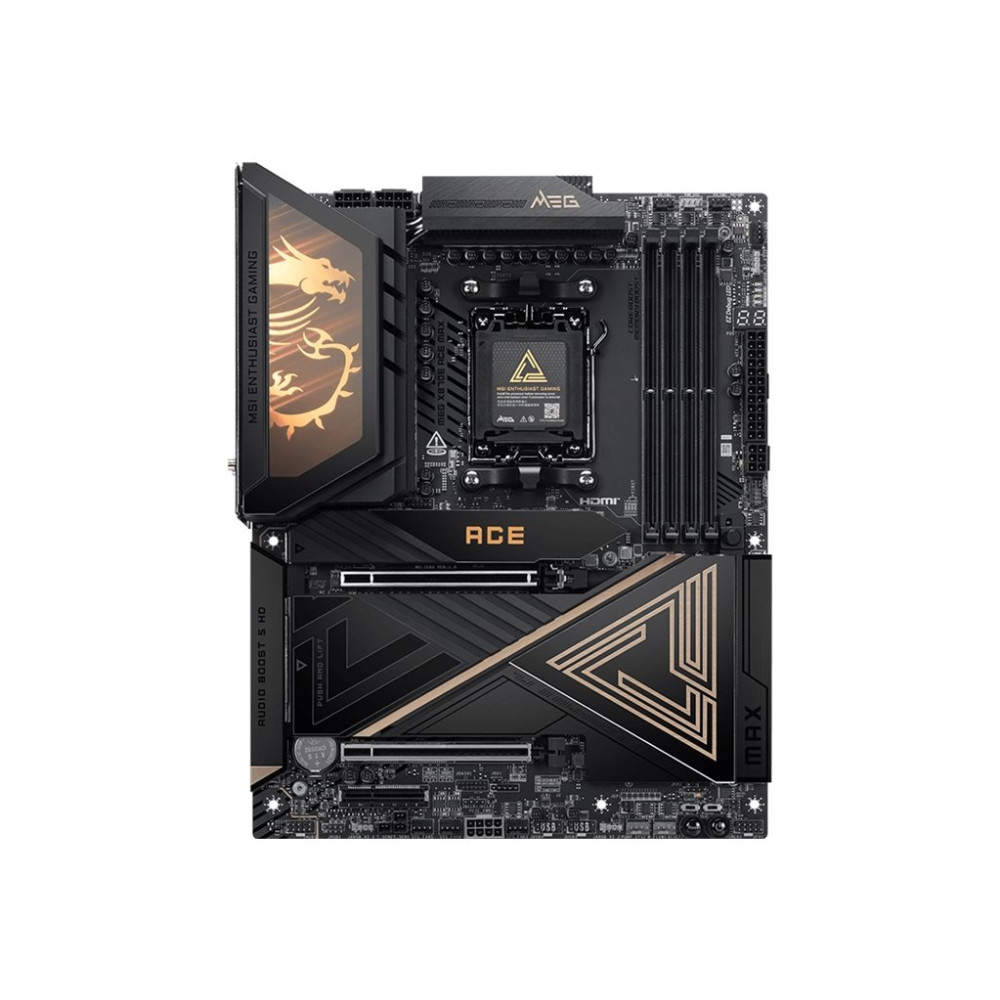 Produktbild för MSI MEG X870E ACE MAX - moderkort - ATX - Socket AM5 - AMD X870E