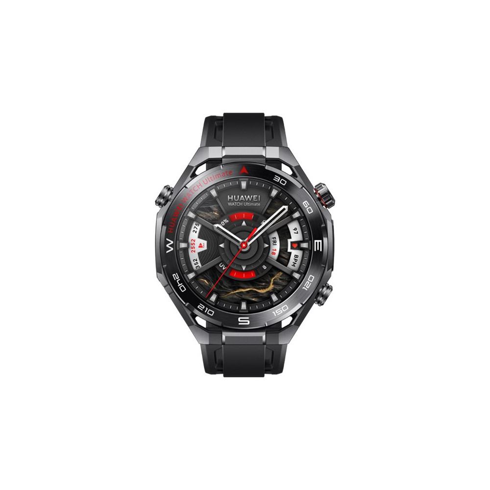 Produktbild för Huawei Watch Ultimate 2 - zirconium-based liquid metal - smart klocka med rem - svart - svart