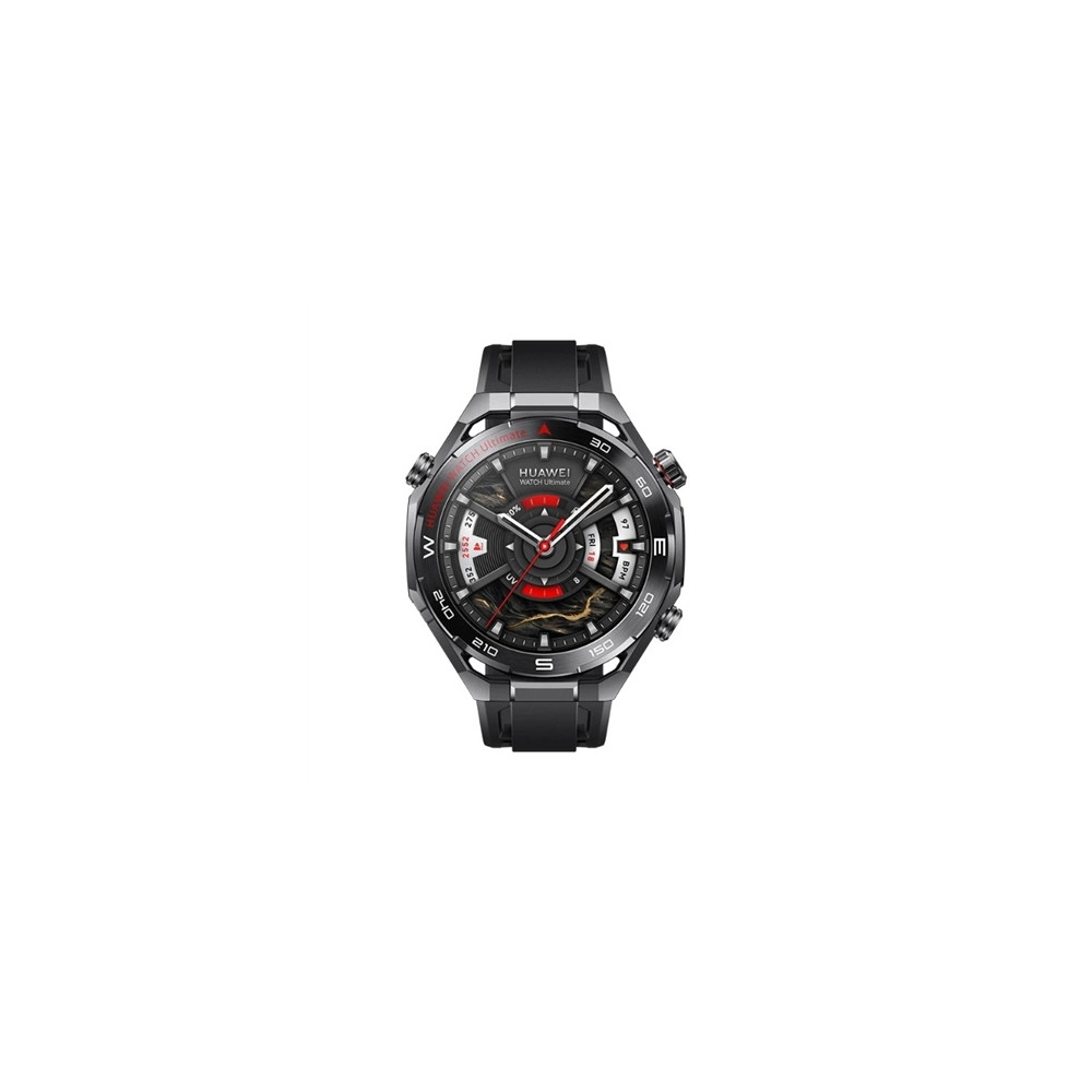 Produktbild för Huawei Watch Ultimate 2 - zirconium-based liquid metal - smart klocka med rem - svart - svart