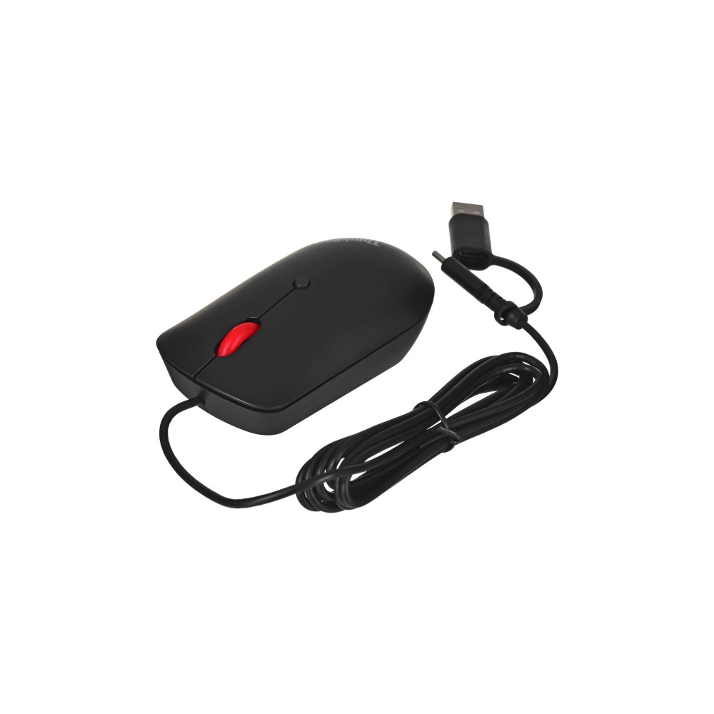 Produktbild för Lenovo ThinkPad Compact - mus - USB, USB-C - korpsvart