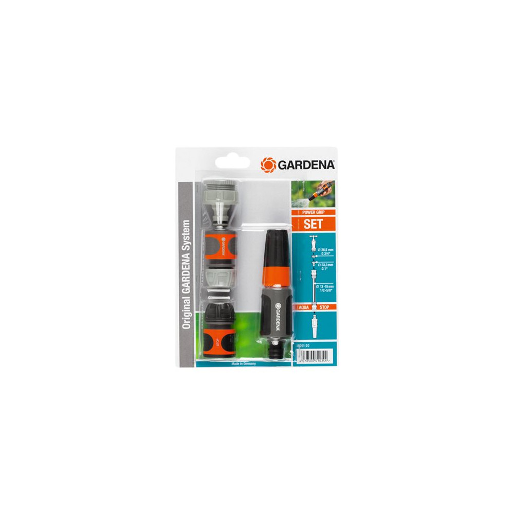 Produktbild för Gardena System Basic Set - vattenstopp
