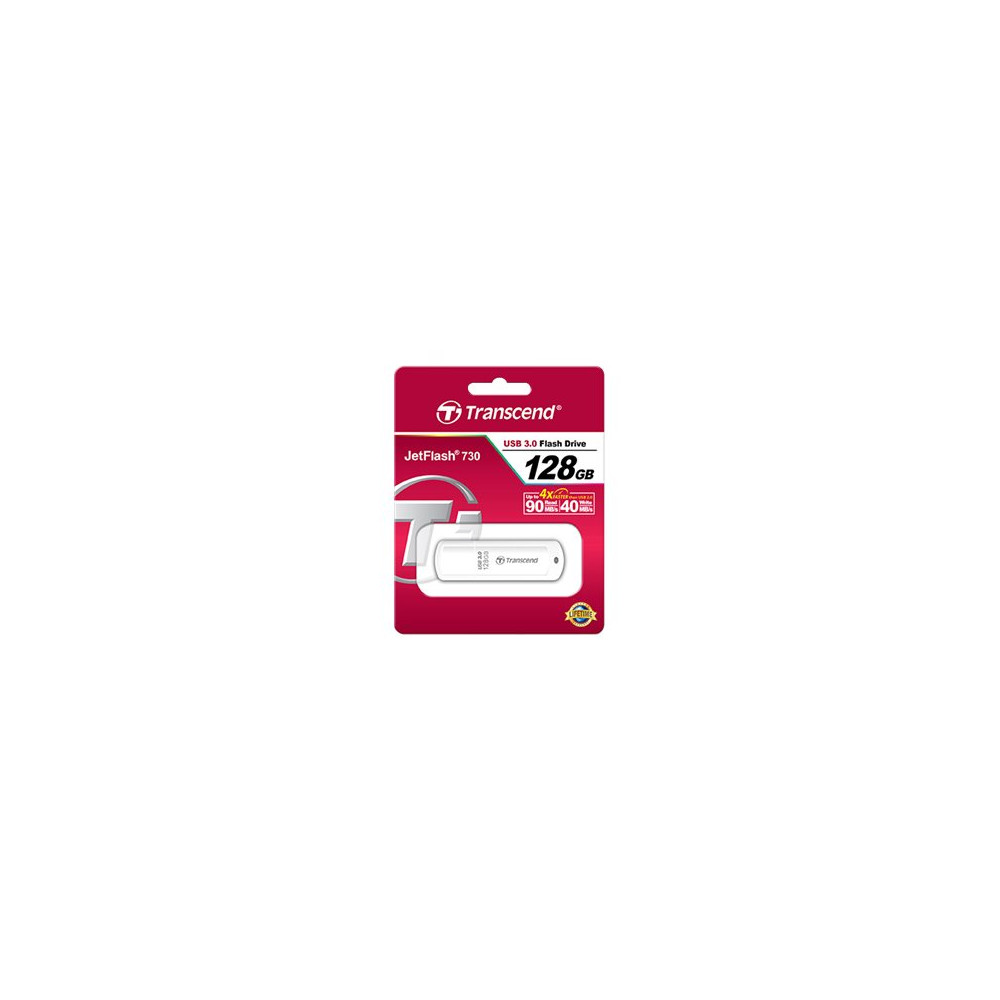 Produktbild för Transcend JetFlash 730 - USB flash-enhet - 128 GB