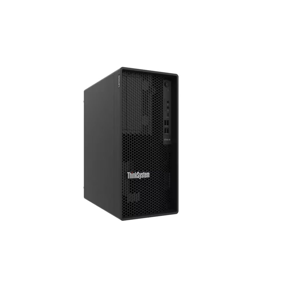 Produktbild för Lenovo ThinkSystem ST45 V3 - tower EPYC 4344P 3.8 GHz - 16 GB - SSD 2 x 480 GB