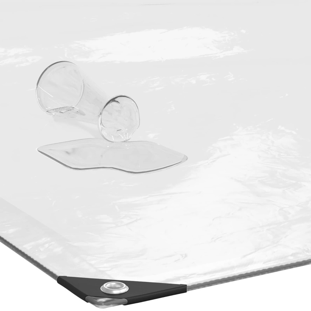 Produktbild för Tarp Transparent 2,5 x 1,5 m PE