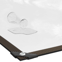 Produktbild för Tarp Transparent 2,5 x 1 m PE