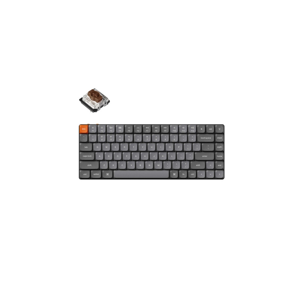 Produktbild för Keychron K3 MAX - tangentbord - QMK/VIA, anpassat mekaniskt - 75% compact Inmatningsenhet