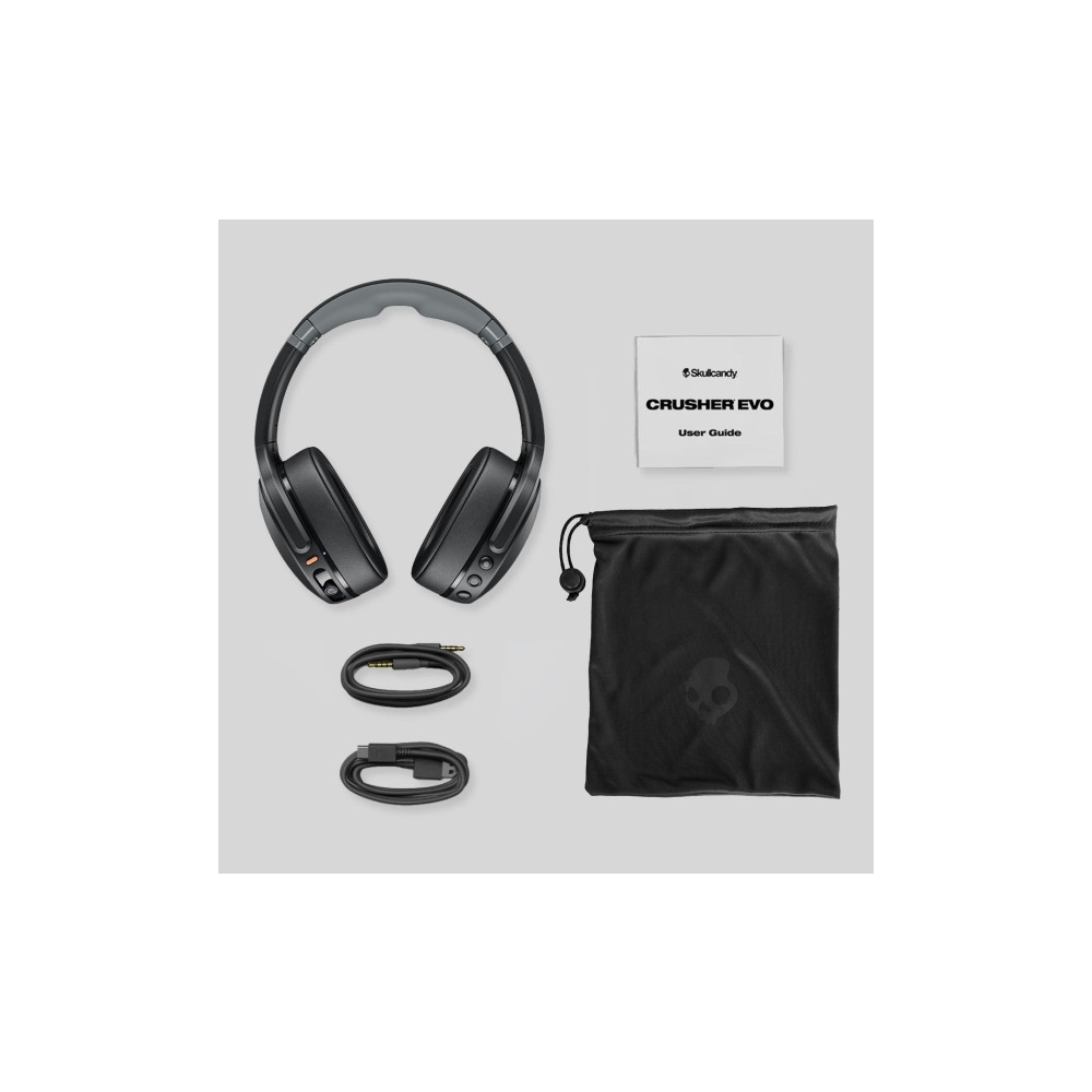 Produktbild för Skullcandy Crusher Evo - hörlurar med mikrofon - 3,5 mm kontakt