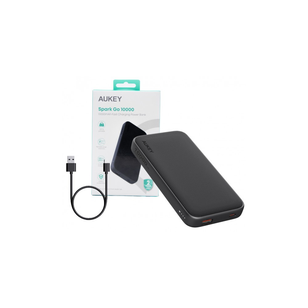 Produktbild för Aukey PB-Y46 power bank - snabbladdning - USB, USB-C - 37 Watt