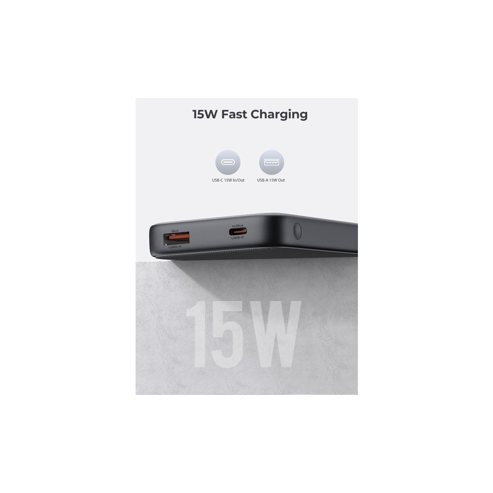 Produktbild för Aukey PB-Y46 power bank - snabbladdning - USB, USB-C - 37 Watt
