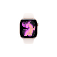 Produktbild för Apple Watch Series 11 (GPS + Cellular) - guldrosa aluminium - smart klocka med sportband - lätt rouge - 64 GB