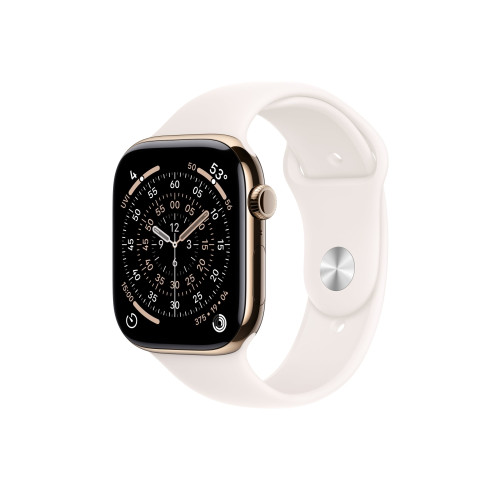 Apple Apple Watch Series 11 GPS + Cellular 46mm Gold Titanium Case...
