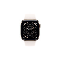 Produktbild för Apple Watch Series 11 (GPS + Cellular) - guld titan - smart klocka med sportband - lätt rouge - 64 GB