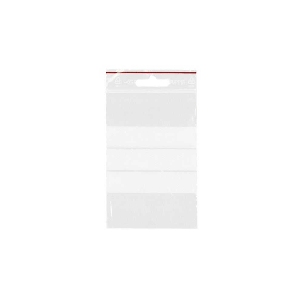 Produktbild för Lynlåspose Grippie 80x120mm T-65 m/skrivefelt
