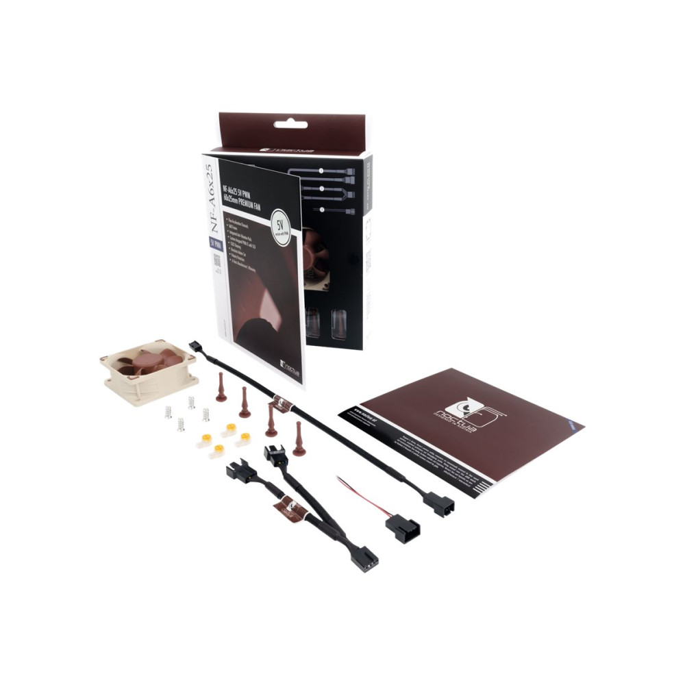 Produktbild för Noctua NF-A6x25 5V PWM - Premium - lådfläkt