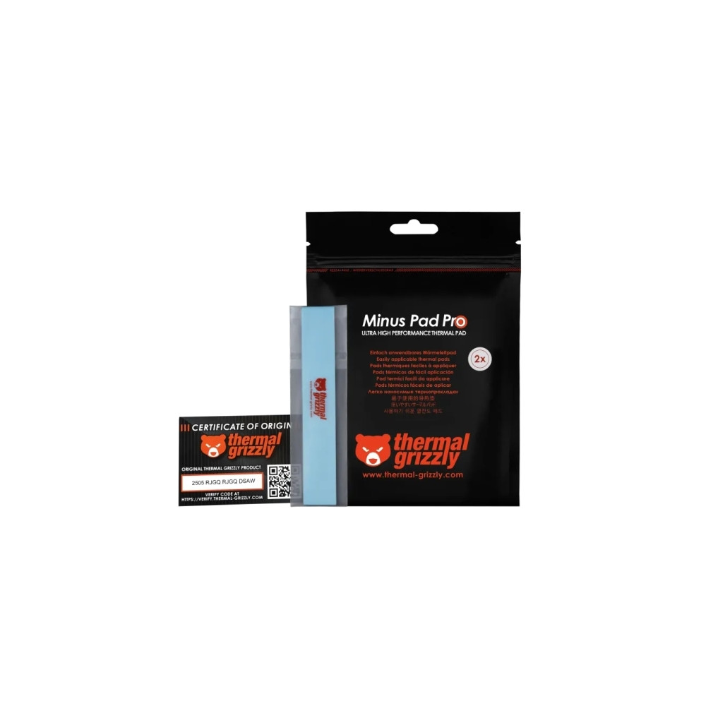 Produktbild för Thermal Grizzly Minus Pad Pro, Termisk kudde, Svart, 20 mm,...