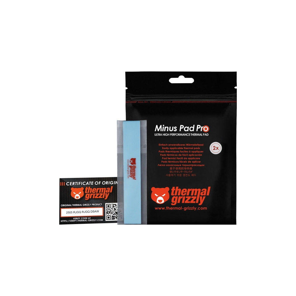 Produktbild för Thermal Grizzly Minus Pad Pro, Termisk kudde, Svart, 20 mm,...