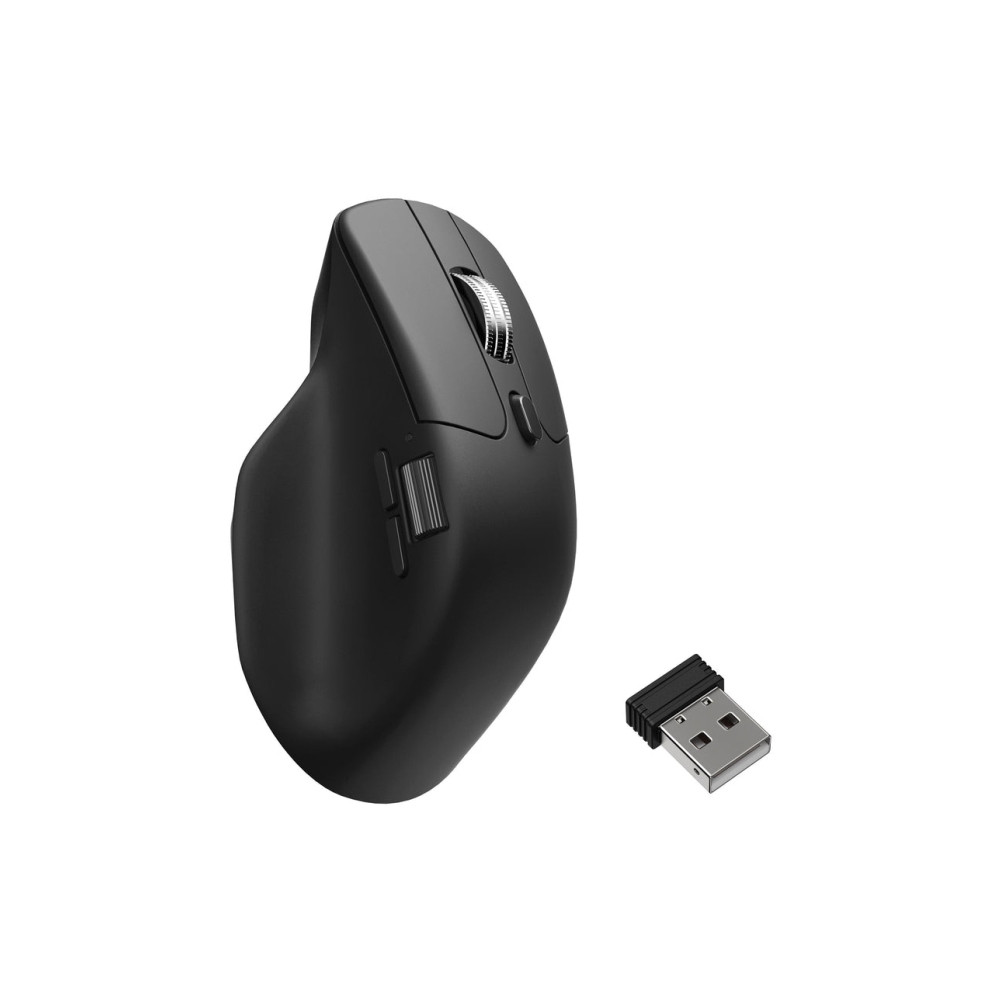 Produktbild för Keychron M6 - mus - 2.4 GHz, USB-C, Bluetooth 5.3 - svart