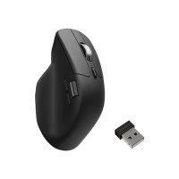 Produktbild för Keychron M6 - mus - 2.4 GHz, USB-C, Bluetooth 5.3 - svart