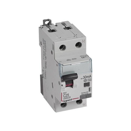 Legrand Kombinationsbrytare DX3 Automatsikr/HPFI C 25A 30mA 1P+N 6/6...