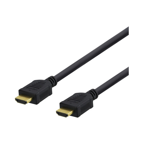 Deltaco DELTACO HDMI-1050D - HDMI-kabel med Ethernet - 5 m