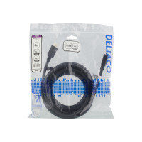 Produktbild för DELTACO HDMI-1050D - HDMI-kabel med Ethernet - 5 m