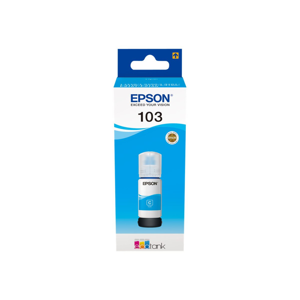 Produktbild för Epson 103 - cyan - original - påfyllnadsbläck