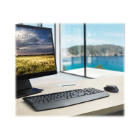Produktbild för Logitech Wireless Combo MK345 - sats med tangentbord och mus - fransk - svart, blå Inmatningsenhet