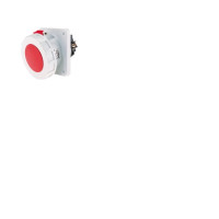 Produktbild för BALS CEE uttag H6 400V 125A 5-pol röd infälld fläns 114x114...