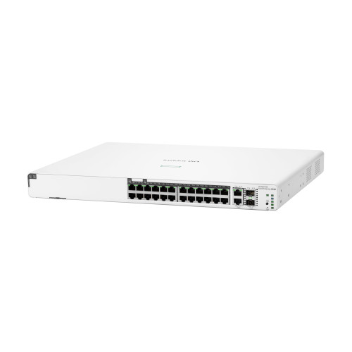 Hewlett Packard Enterprise HPE Networking Instant On 1960 24G 20p Class4 4p Class6 PoE 2XGT 2SFP+ 370W Switch - switch - 24 portar - Administrerad - rackmonterbar