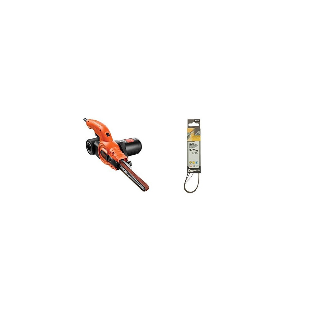 Produktbild för BLACK+DECKER Powerfile KA900E-QS bandslipmaskin - 350 W - 13 x 451 mm