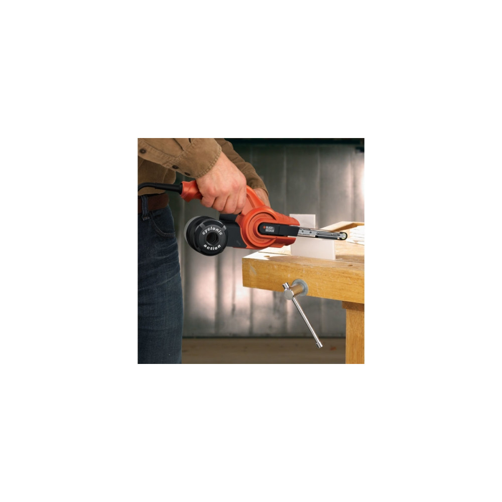 Produktbild för BLACK+DECKER Powerfile KA900E-QS bandslipmaskin - 350 W - 13 x 451 mm