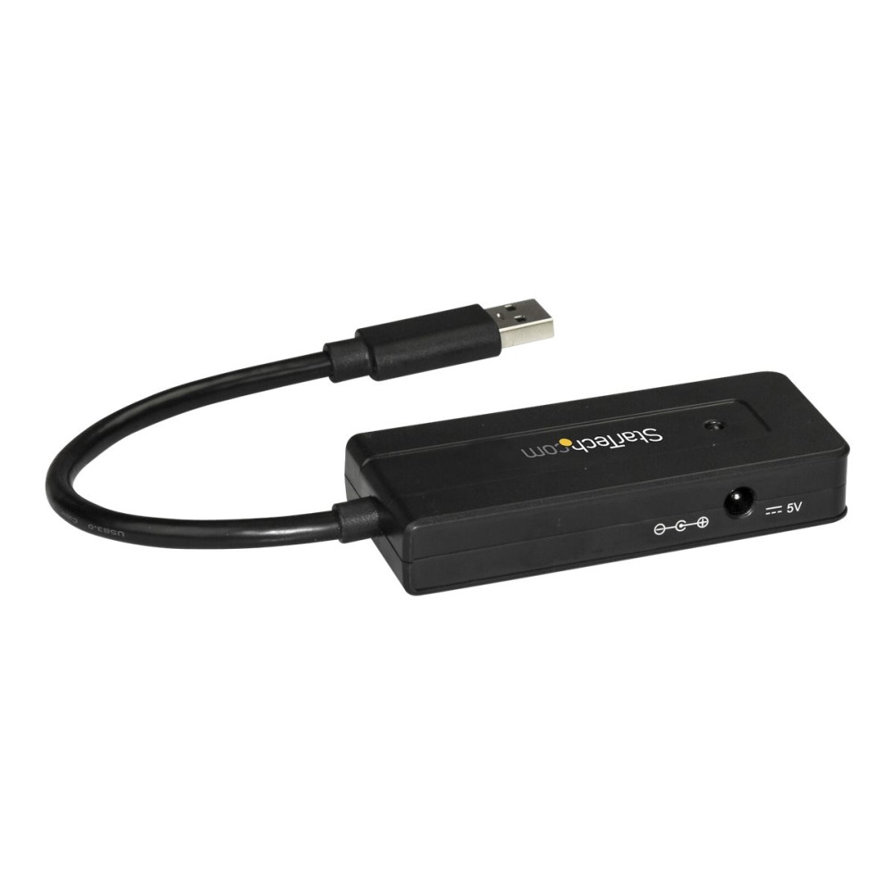 Produktbild för StarTech.com USB 3.0-hubb med 4 portar - Minihubb med laddningsport - Strömadapter medföljer - hubb - 4 portar