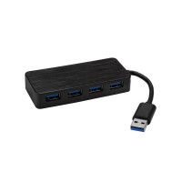 Produktbild för StarTech.com USB 3.0-hubb med 4 portar - Minihubb med laddningsport - Strömadapter medföljer - hubb - 4 portar
